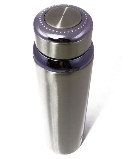 Ams Ams Stainless Steel Water Bottle Silver 1000 Ml Stainless Steel