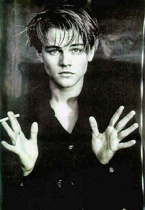 #anopensecret a young leonardo dicaprio with brian peck in 1991! 11 Times Leonardo DiCaprio Acted By Smoking - PAPER
