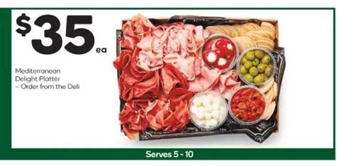 Mediterranean Delight Platter Order From The Deli Offer At Woolworths