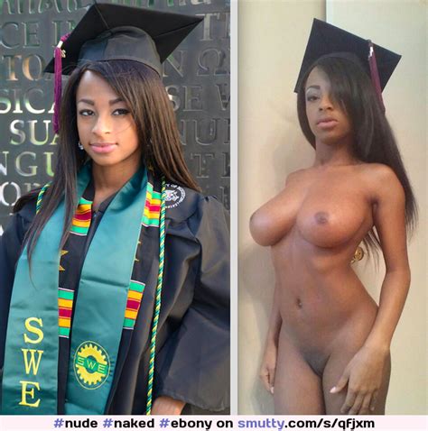 Nude Naked Ebony Graduation