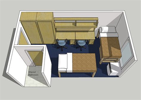 Coronado Room Layout Housing And Residential Life