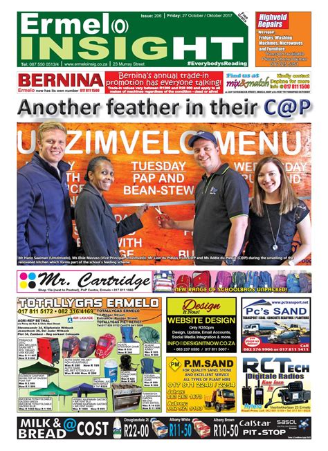 27 October 2017 By Ermelo Insight Newspaper Issuu