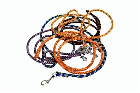 Multicolor Nylon Belims Dog Rope Leash 6 Mm For Pet Dogs Packaging
