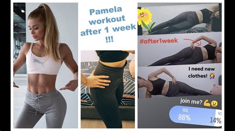 i tried pamela reif workout at home for 3 weeks of quarantine and here s the result 🔥 youtube