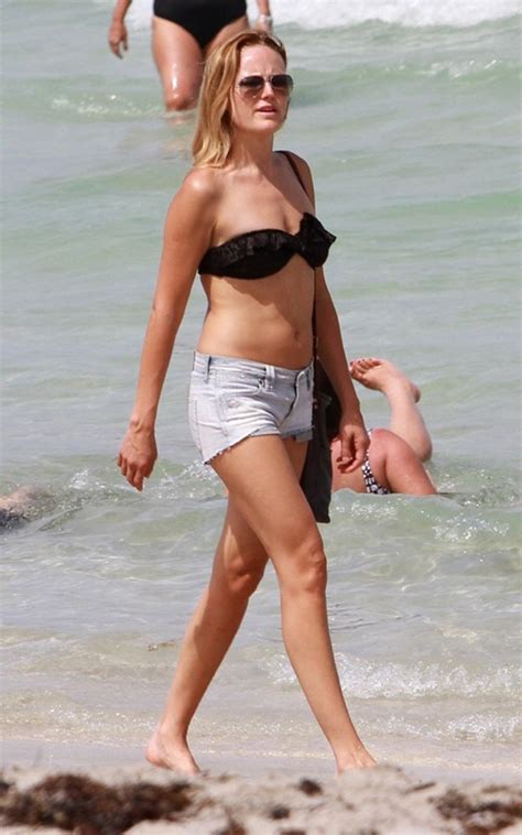 Malin Akerman In Bikini At Beach In Miami GotCeleb