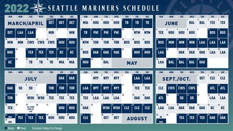 Seattle Mariners On Twitter Well Open The ‘22 Season At Home On