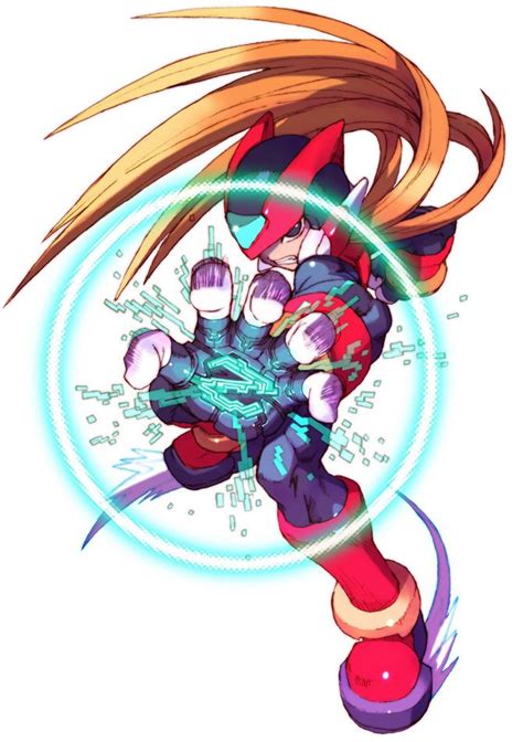 zero and zero knuckle characters and art mega man zero 4 megaman zero megaman x art anime