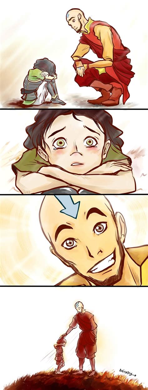 Aang And Lin By Seirasky On Deviantart Aang The Last Avatar Avatar The Last Airbender Funny
