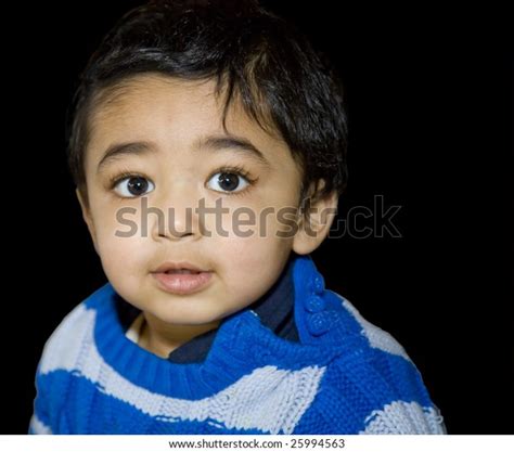 Closeup Portrait Handsome Indian Baby Boy Stock Photo 25994563