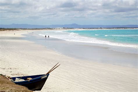 You can get there by car from bredasdorp. Struisbaai Beach, Western Cape - a photo on Flickriver