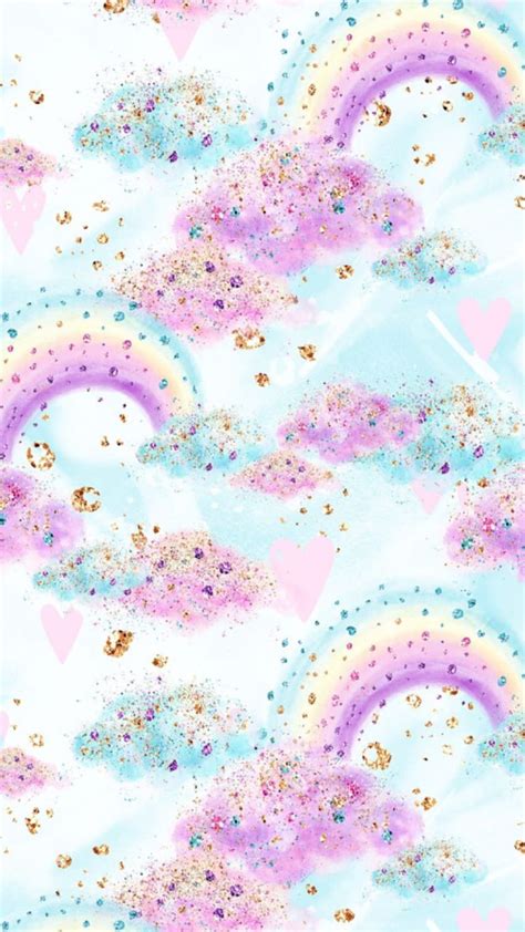 720p Free Download Pastel Glitter Rainbow Hd Phone Wallpaper Peakpx