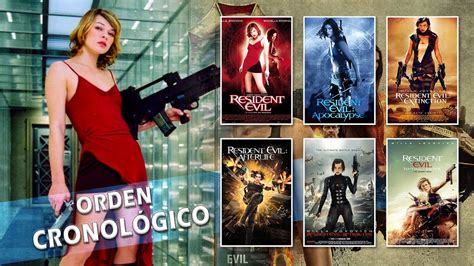 Orden CronolÓgico Para Ver La Saga Resident Evil Milla Jovovich Youtube