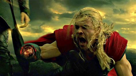 Loki Cuts Off Thors Hand Scene Thor The Dark World 2013 Movie
