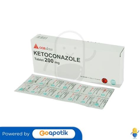 Ketoconazole Ogb Dexa Medica 200 Mg Box 50 Tablet Kegunaan Efek