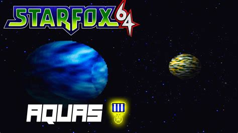 Star Fox 64 Aquas Medalla 150 Pts EspaÑolno Comentado Como