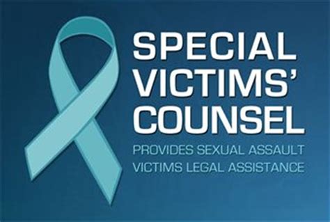 Victims Have Advocate In Special Victim S Counsel Article The