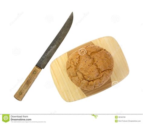 This is a video about a bread cutting setup i designed and built a couple years ago and wanted to share the idea. Wheat Boule Bread On Cutting Board With Knife Stock Image ...