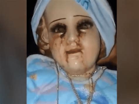 Video Espeluznantes Fotos Del Niño Dios Que Llora Sangre En Acapulco