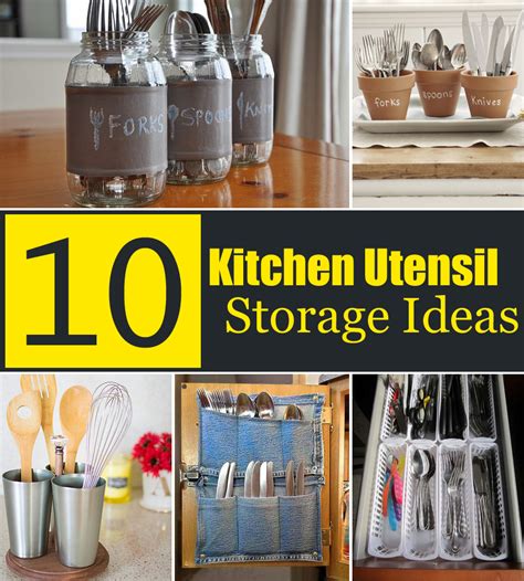 Utensil Storage Ideas Archives Diy To Try