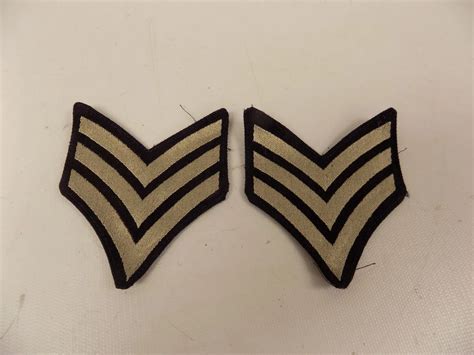 Army Asu Sew On Rank Patches Gold And Blue Sold In Sets 52 Off