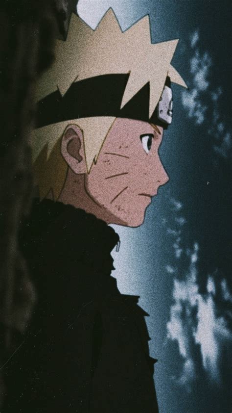 Download Sad Naruto Side Profile Wallpaper