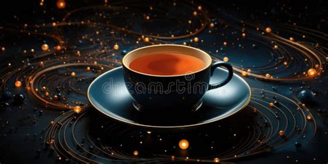 A Cup Of Coffee Sitting On Top Of A Saucer Caffeine Constellations