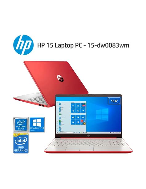 Hp Laptop Pc 15 Dw0083wm Cnd1180q8t Scarlet Red