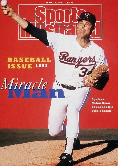 Texas Rangers Nolan Ryan Sports Illustrated Cover Photograph By Sports