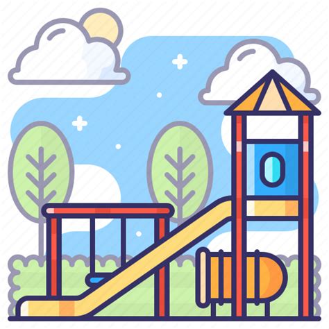 Fun Kids Park Playground Icon