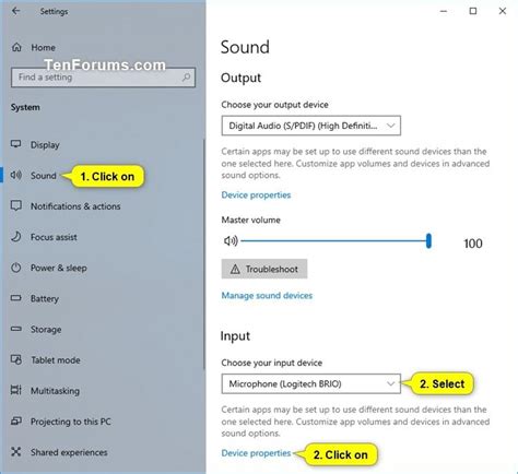 Rename Sound Input Or Output Device In Windows 10 Tutorials