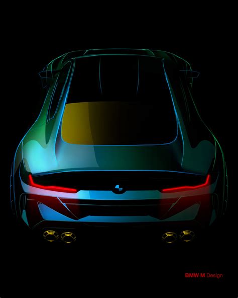 Bmw Concept M8 Gran Coupe Design Sketch Render Car Body Design
