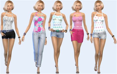 Cloe Swimsuits And Accessory At Annetts Sims 4 Welt Sims 4 Updates