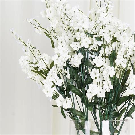 36 Bushes Baby Breath Silk Filler Flowers For Wedding