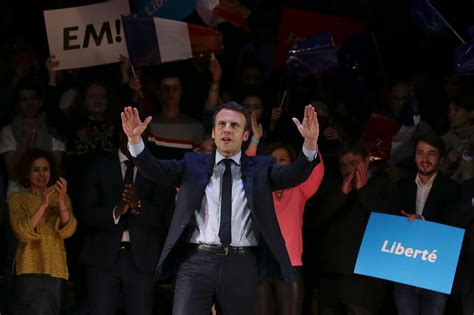 Emmanuel Macron French Presidential Hopeful Visits London Time