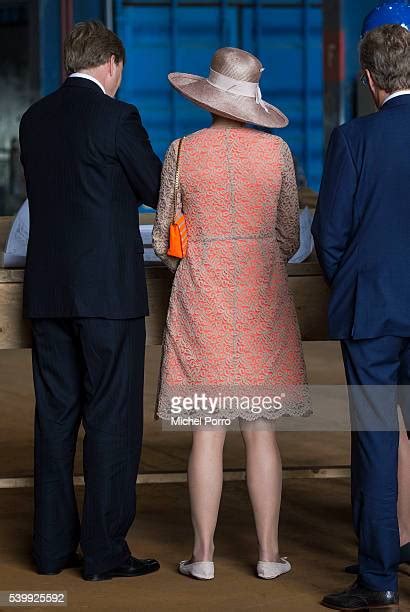 king willem alexander and queen maxima of the netherlands tour friesland province photos and