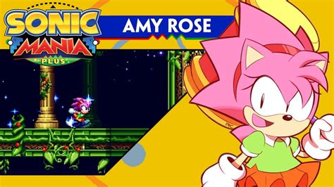 Amy Rose Sonic Mania Plus Mods Youtube