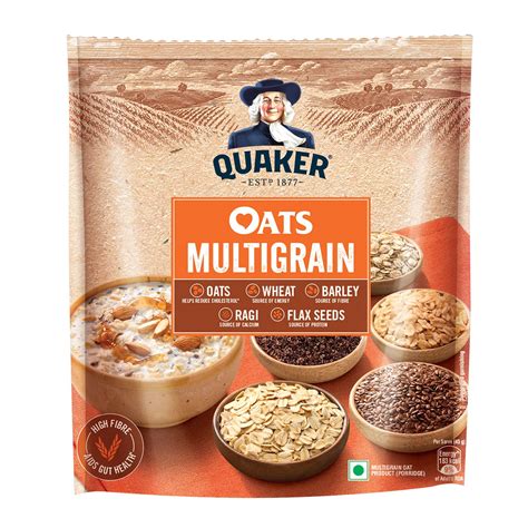 Quaker Oats Multigrain 600g Rolled Oats Wholegrain High Protein