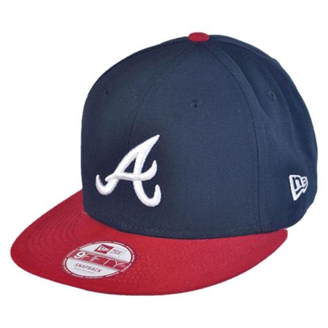 New Era Atlanta Braves Mlb 9fifty Snapback Baseball Cap Mlb Baseball Caps