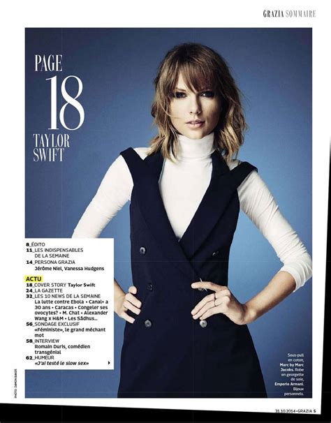 Taylor Swift Grazia Magazine November 2014 Issue • Celebmafia