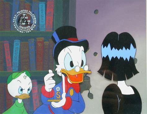 Ducktales Production Cel Master Background Scrooge Seal 100365819