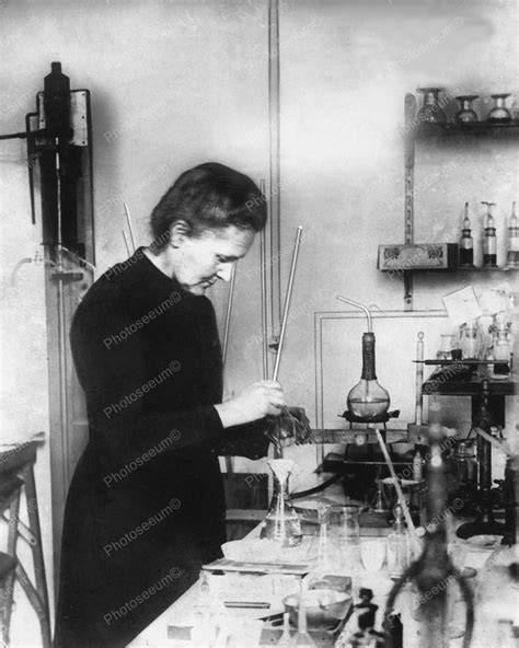 Nobel Prize Winner Marie Curie Vintage 8x10 Reprint Of Old Photo