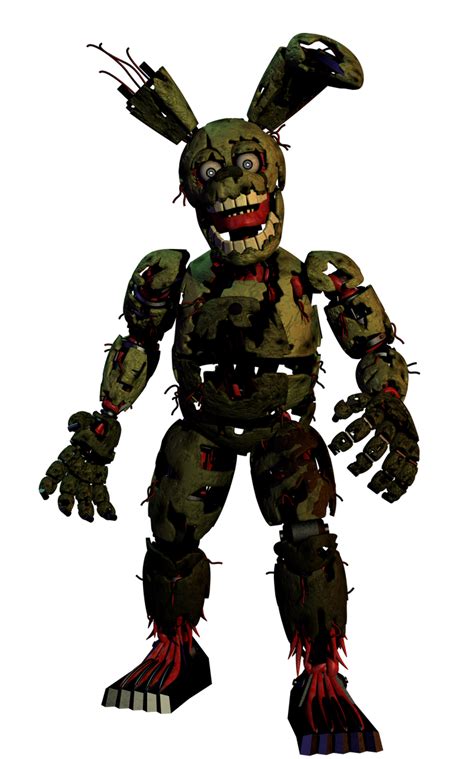 Stylized Springtrap V15 By Morigandero On Deviantart