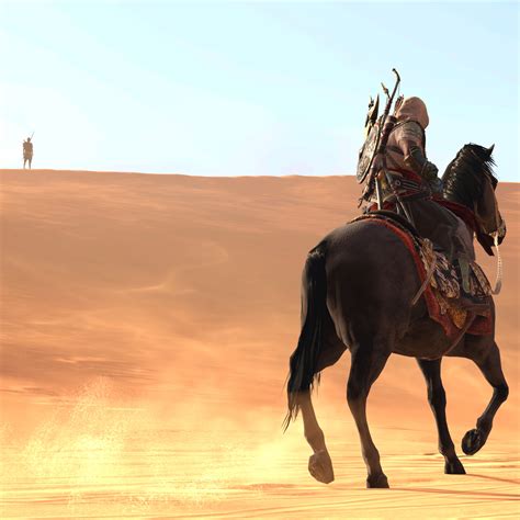 2932x2932 Assassins Creed Origins Sand Horse 4k Ipad Pro Retina Display