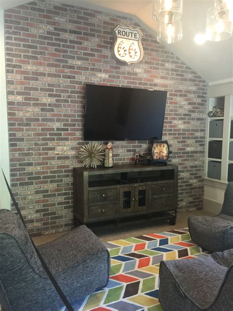 I am walking you through the process of both applying brick and. Parade of Homes Castle gate Brickweb | Brick interior wall ...