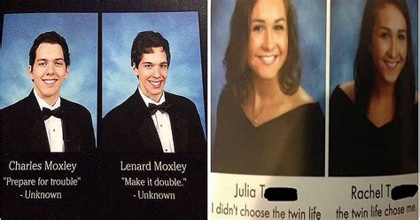 10 Twins Who Simply Rocked Their Yearbook Quotes Quizai