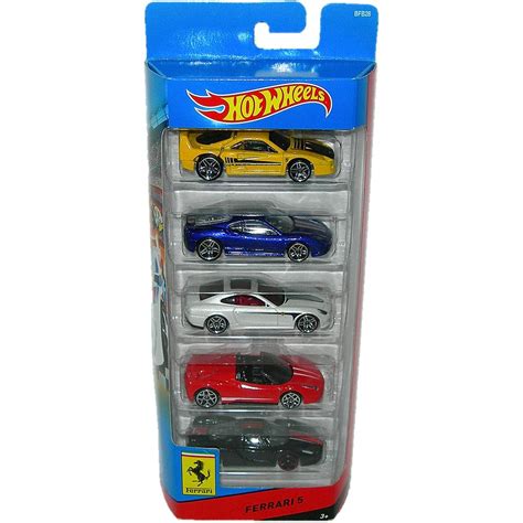 Hot Wheels Ferrari 5 Pack Bigbrandtoys