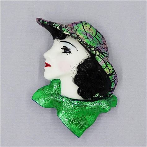 Friendly Plastic Brooch Jewelry In 2020 Friendly Plastic Woman Face