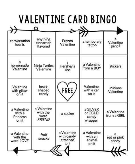 Downloadable Printable Valentine Bingo Cards Printable Word Searches