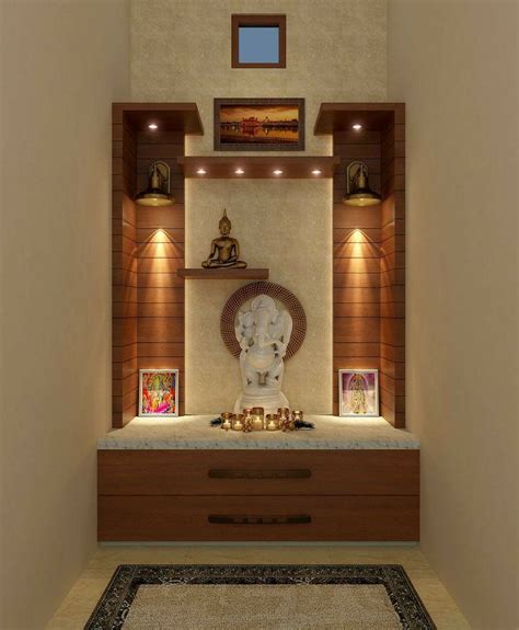 Indian Home Temple Design Ideas 50 Mind Calming Wooden Home Temple