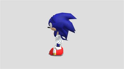 Dreamcast Sonic Adventure Sonic Download Free 3d Model By